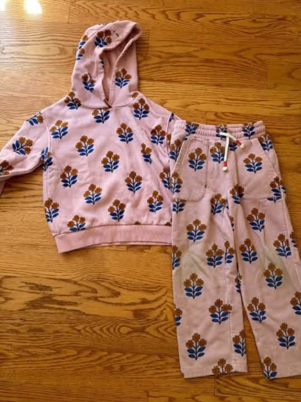 Boden girls sweat set